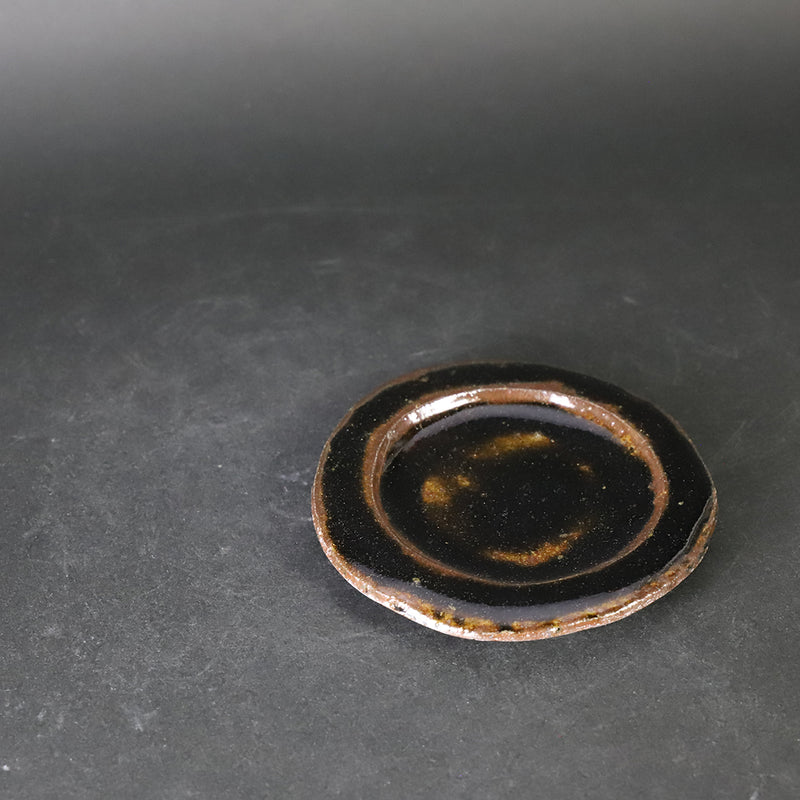 Munehiko Maruta Black Karatsu Plates