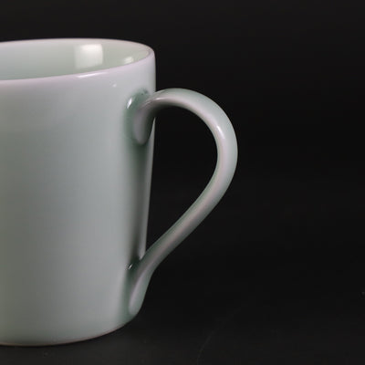 Tosengama plain celadon mug