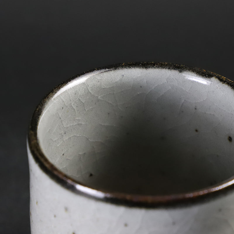 Whale skin teacup by Nakazato Taki