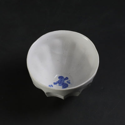 丸田宗一廊　作　染つけ鎬盃　No.27