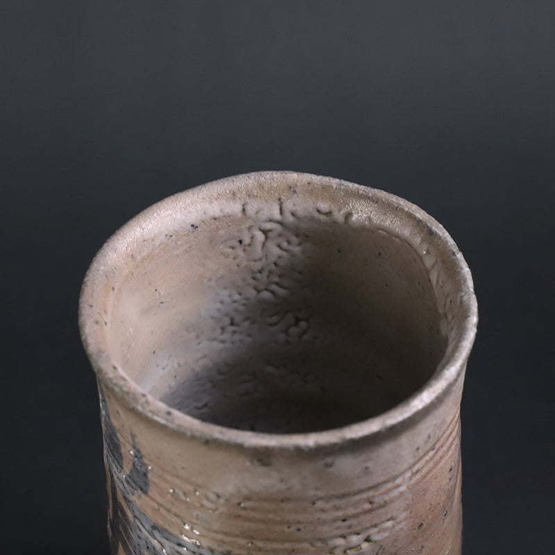 Painted Karatsu Goku Teacup by Munehiko Maruta