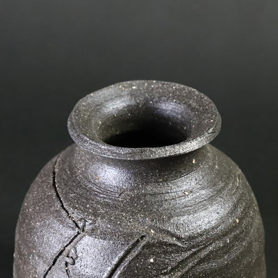 Suzu Flower Vase Tokkuri No.6 by Yasumoto Kajiwara