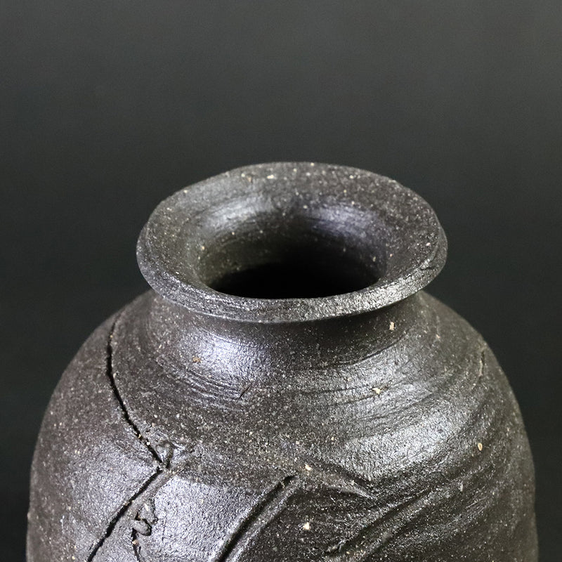 Suzu Flower Vase Tokkuri No.6 by Yasumoto Kajiwara
