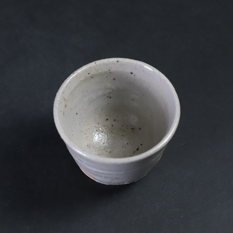 石井義久　作　唐津白磁盃3
