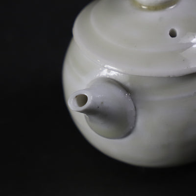 梶原靖元　作　素瓷急須　No.1