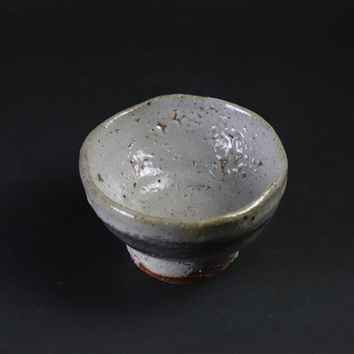 Painted Karatsu sake cup 1 by Munehiko Maruta