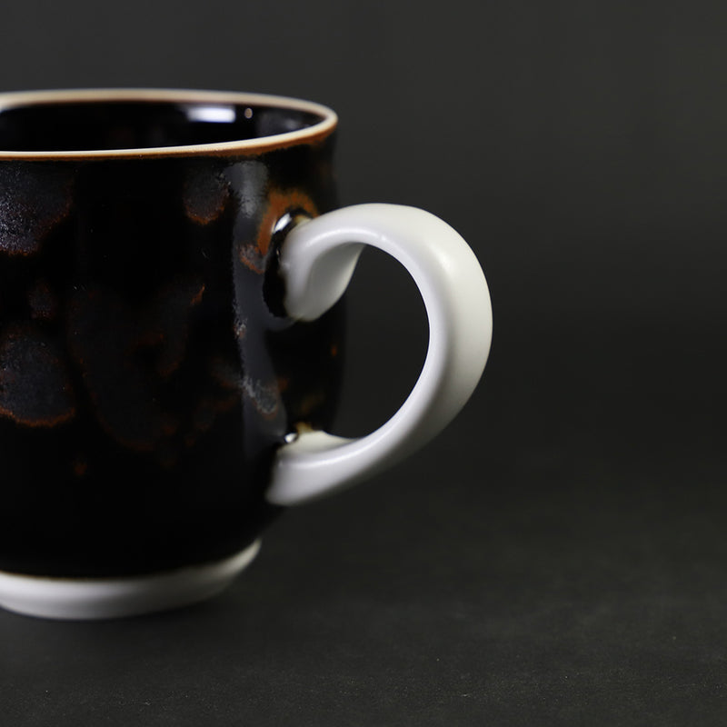 Yuki Inoue Tenmoku Silver Drop Mug Cup