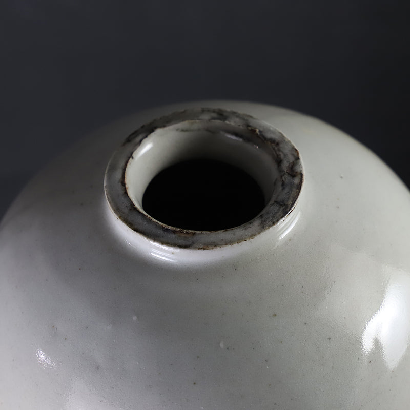 石井義久　作　唐津白磁花入　No.1