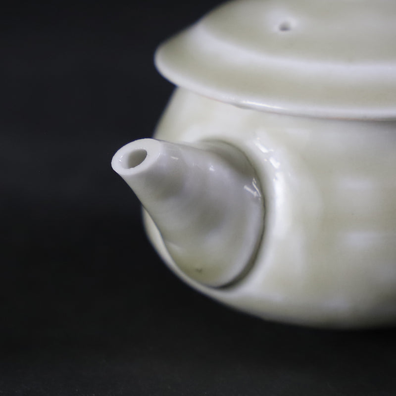 梶原靖元　作　素瓷急須　No.10