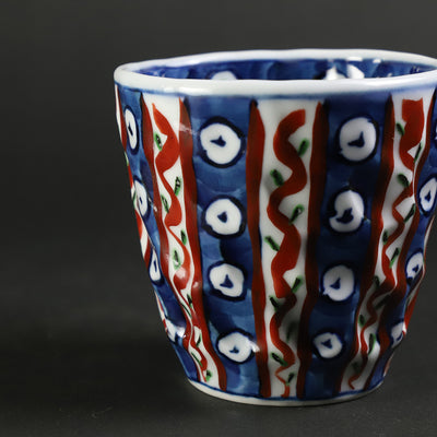 Gen'emon Kiln Dyed and Broken Arabesque Teacup
