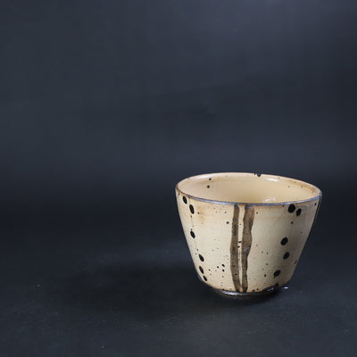 中里隆　作　唐津絵粉引蕎麦猪口