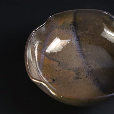 Yukiko Tsuchiya's Black Karatsu Square Plate