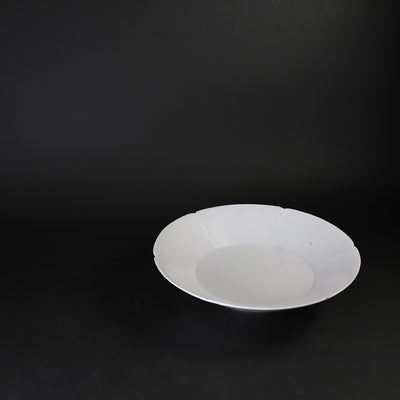 Masahiro Takehana's work, white porcelain 6-inch flower bowl No.8