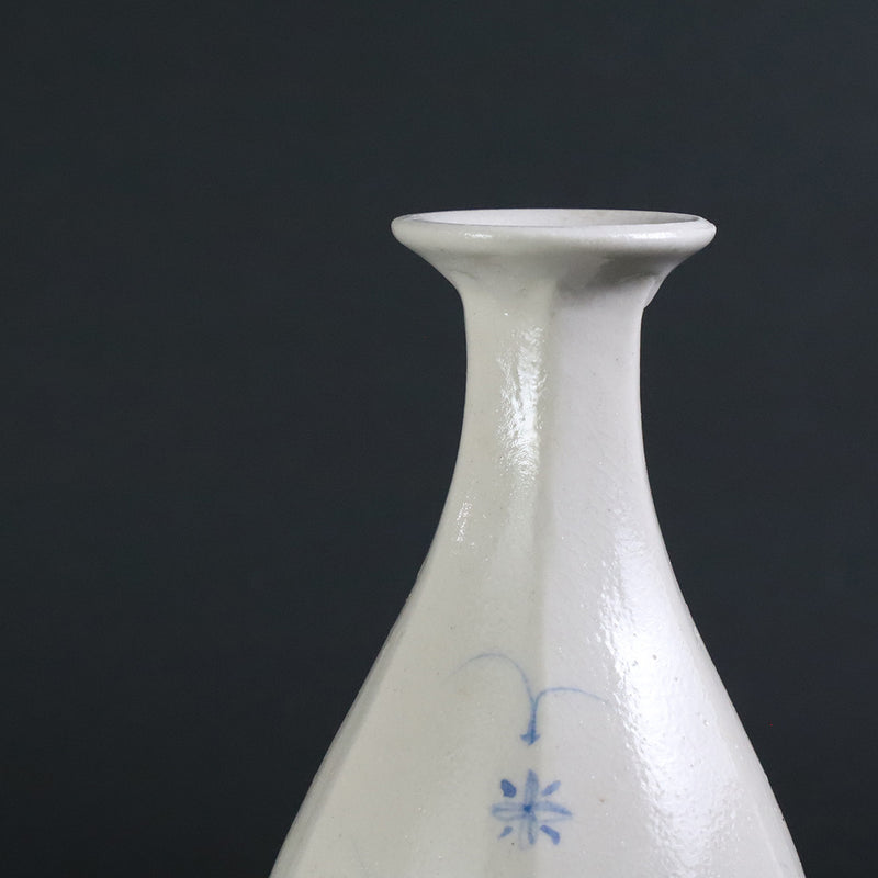 Autumn Grass Hand-Painted Sake Bottle by Shintaro Uchimura