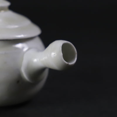 梶原靖元　作　素瓷急須　No.1