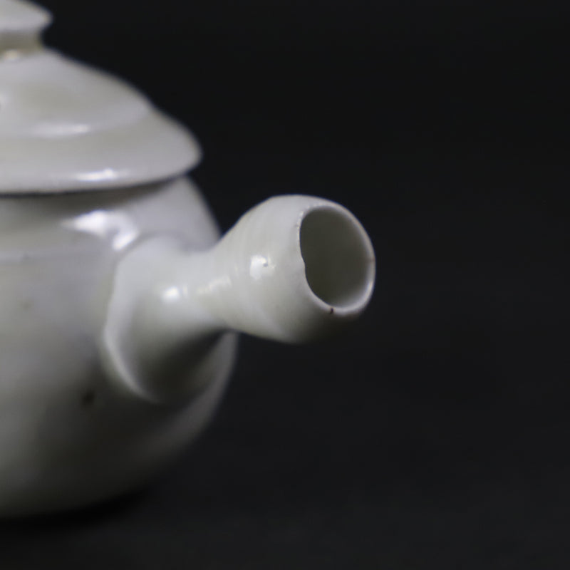 梶原靖元　作　素瓷急須　No.1