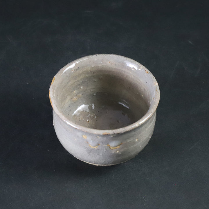 酒器　唐津　粉引　ぐい呑み　十四代　中里太郎右衛門　共箱　陶芸　懐石　人間国宝 十四代中里太郎右衛門 作 唐津ぐい呑1 – ギャラリー一番館オンライン