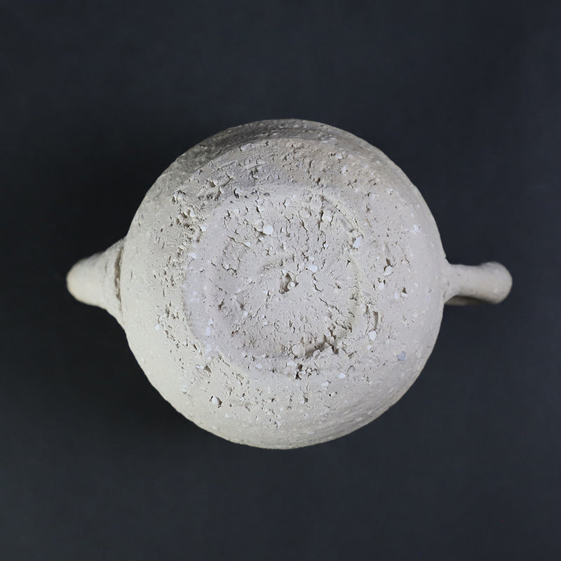 梶原靖元　作　紫香楽急須　No.105