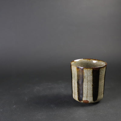 Painted Karatsu teacup 2 by Nakazato Taki