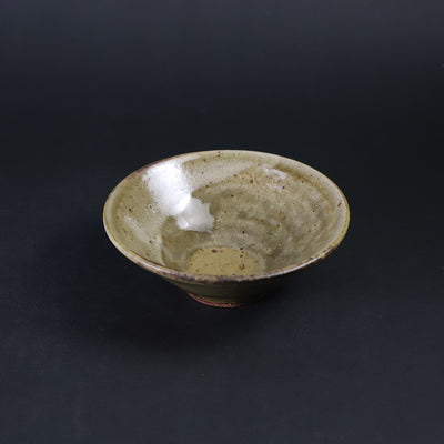 Ash-glazed sake cup by Takashi Nakazato