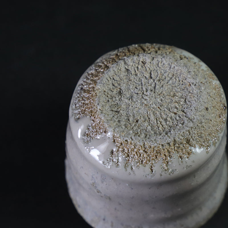Madara Karatsu sake cup (No. 69) by Sakurei Okamoto