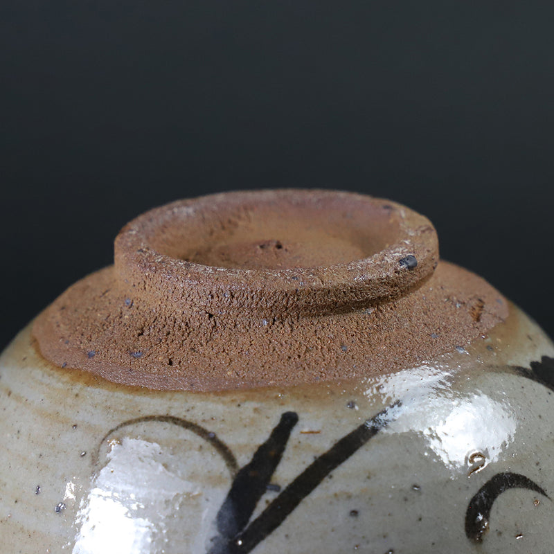 Painted Karatsu tea bowl No.6 by the 14th generation Nakazato Tarouemon