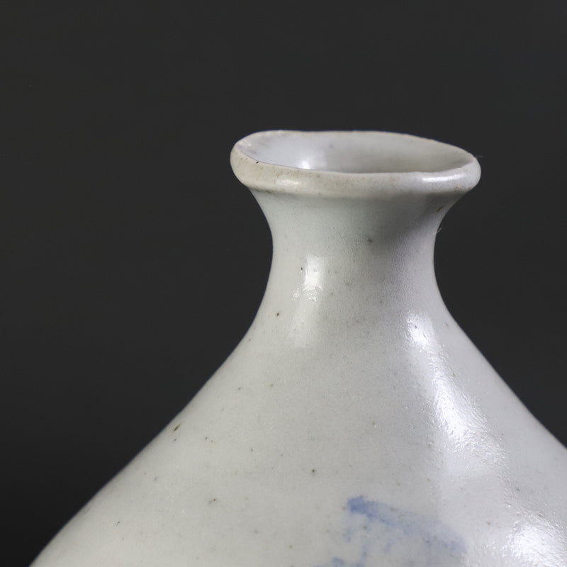 丸田宗一廊　作　染つけ壷絵徳利　No.4