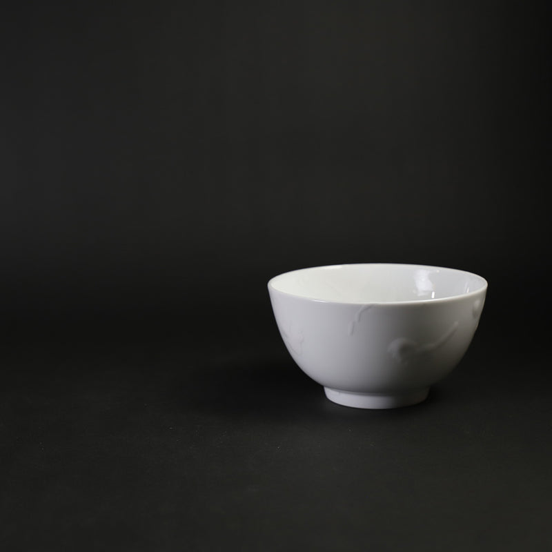 Yuki Inoue glazed soup bowl (small) / White