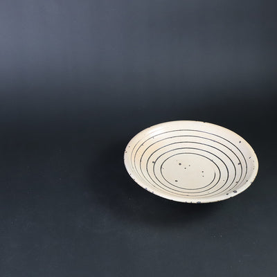 Kohiki Striked Plate by Nakazato Taki