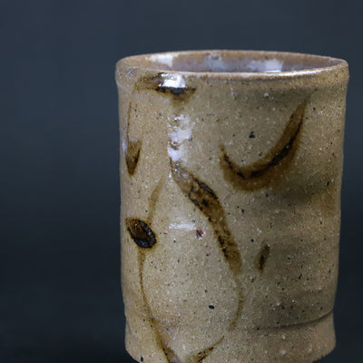 Iron painting teacup by Shingo Oka