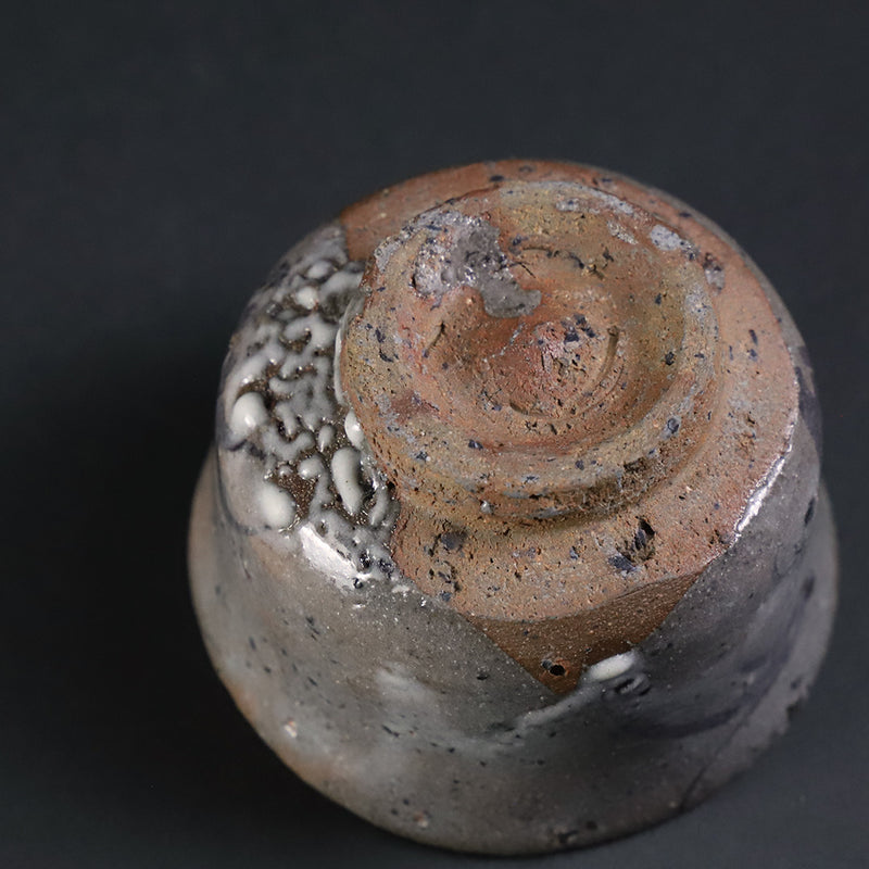 Painted Karatsu sake cup 1 by Munehiko Maruta