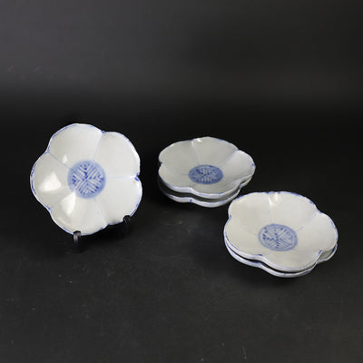 Soichiro Maruta's Dyeing wreath flower plate set