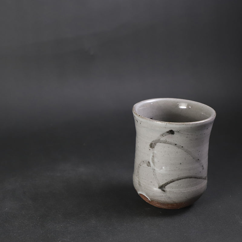 中里隆　作　絵唐津湯呑