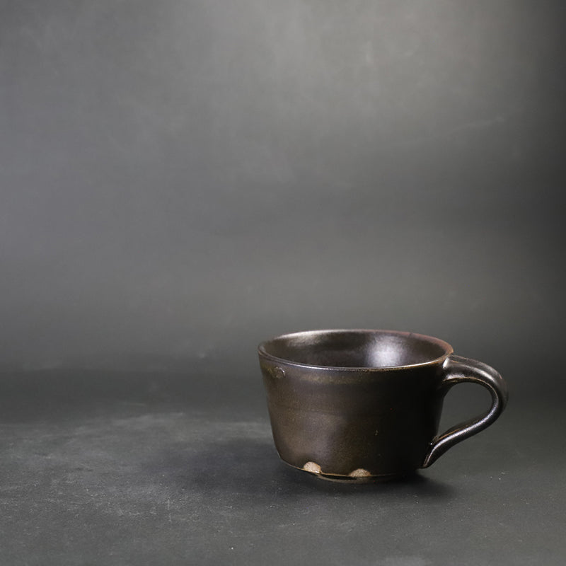 土屋由起子　作　黒唐津カップ