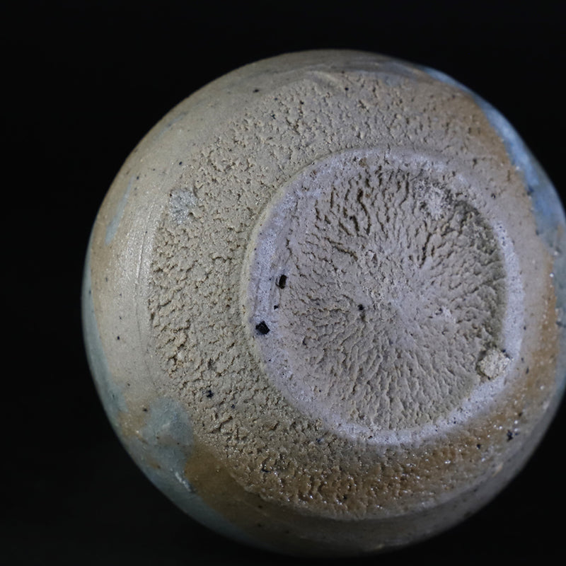 Madara Karatsu Sake Bottle No.39 by Yasumoto Kajiwara