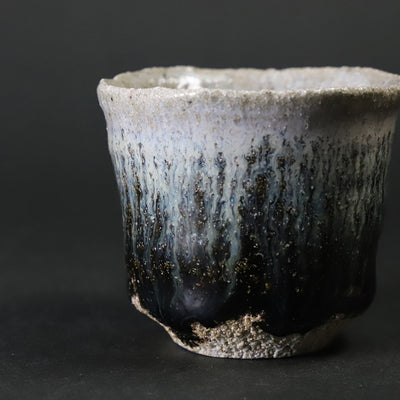 Korean Karatsu sake cup by Sakurei Okamoto (No. 27)