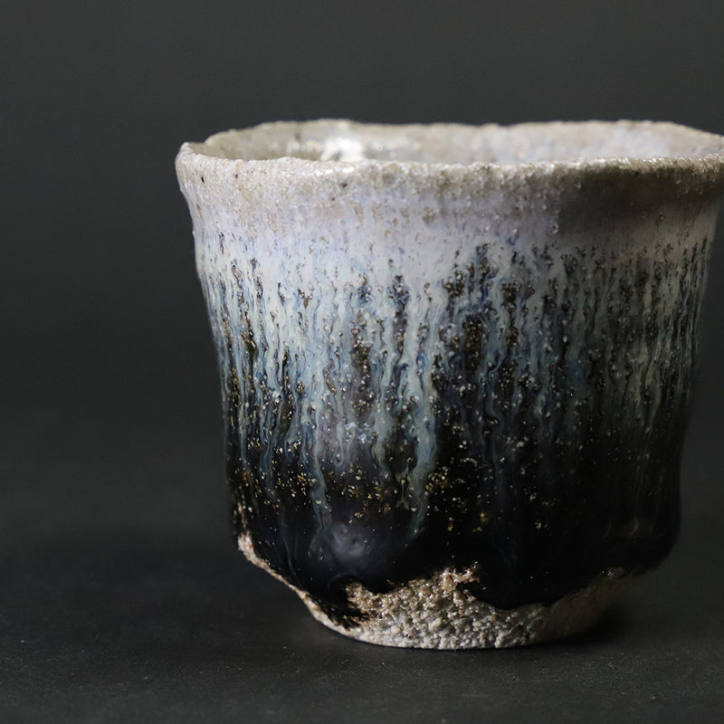 Korean Karatsu sake cup by Sakurei Okamoto (No. 27)