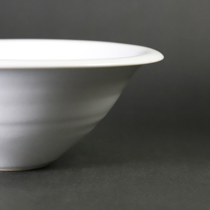 White porcelain bowl by Kenta Nakazato
