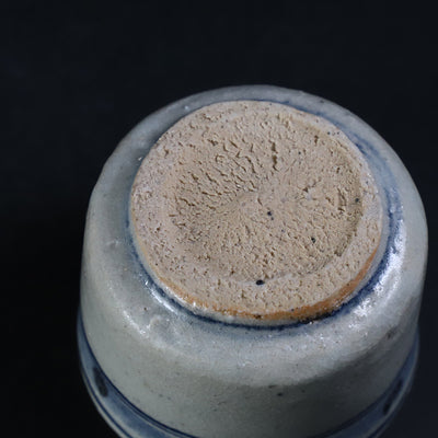 Yasumoto Kajiwara's Blue and White Ceramic Sake Cup No.66