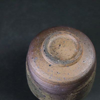 Karatsu Nanban sake cup 2 by Nakazato Taki