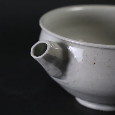 石井義久　作  白磁片口 No.56