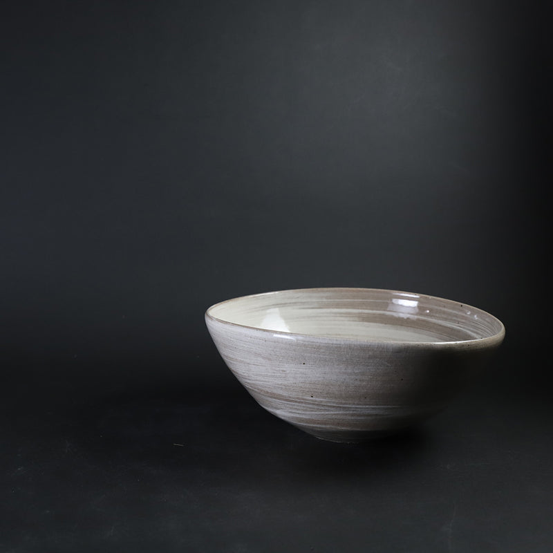 Nakazato Tarouemon Kiln KARATSU Bowl (Brushed)