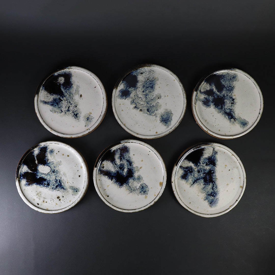 最終特価 茶道具 水指 唐津焼 斑唐津 芋頭 曹源窯 小島直喜 内村慎太郎