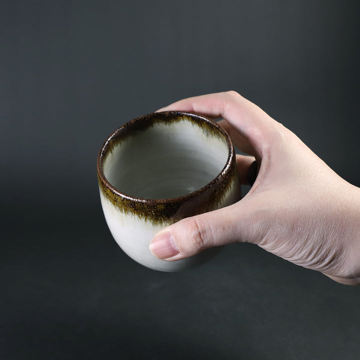 中里太郎右衛門窯 唐津猪口(皮鯨) – ギャラリー一番館オンラインショップ