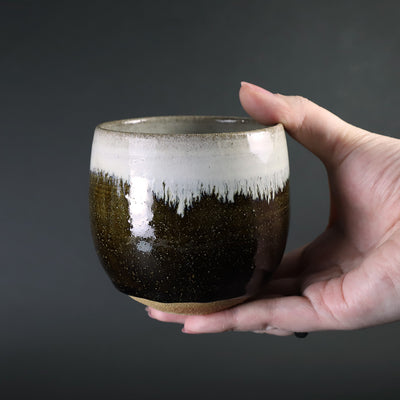 Nakazato Tarouemon Kiln Karatsu Choko (Extra Large, Korean Karatsu)