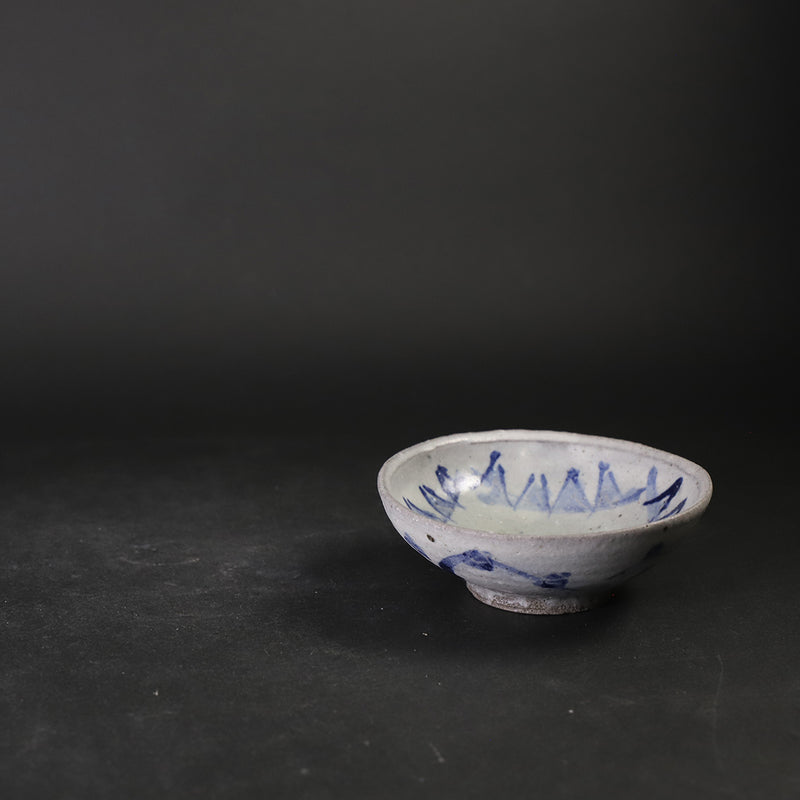 梶原靖元　作　陶胎染付杯　No.81