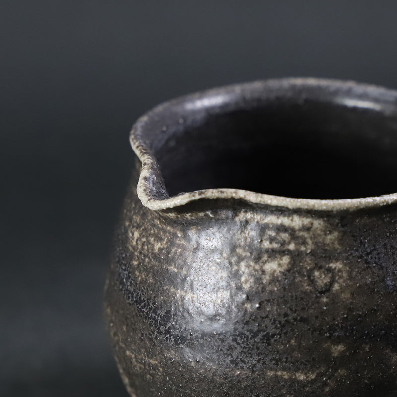 梶原靖元　作　芭蕉黒片口　No.2