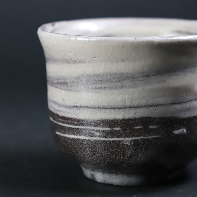 Brush stroke sake cup No.57 by Naoto Yano