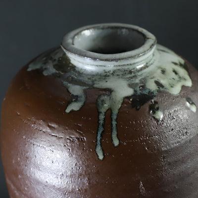 石井義久　作　掛け分け花器　No.14