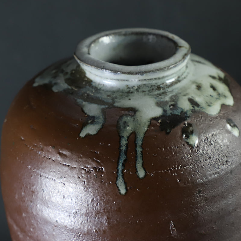 石井義久　作　掛け分け花器　No.14